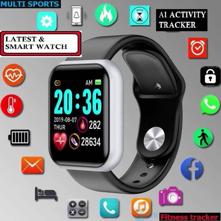 Bydye OP2854_D20 MAX ACTIVITY TRACKER SLEEP MODE SMART WATCH BLACK(PACK OF 1) Smartwatch Price in India