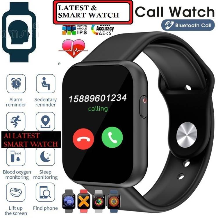 Bymaya OP2308_D20 MAX MULTI FACES BLUETOOTH SMART WATCH BLACK(PACK OF 1) Smartwatch Price in India