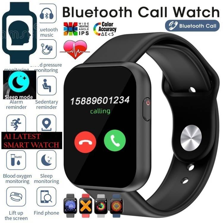 Bymaya OP920_D20 PRO MULTI FACES BLUETOOTH SMART WATCH BLACK(PACK OF 1) Smartwatch Price in India