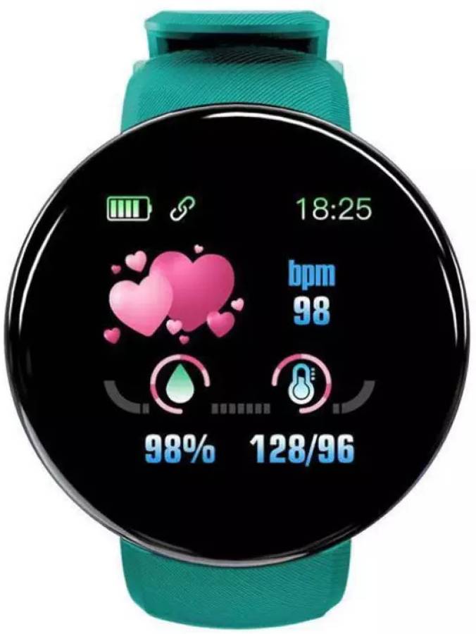 Bashaam FW252_D18GRN ADVANCE distance sedentary Macaron Smartwatch GREEN(pack of 1) Smartwatch Price in India