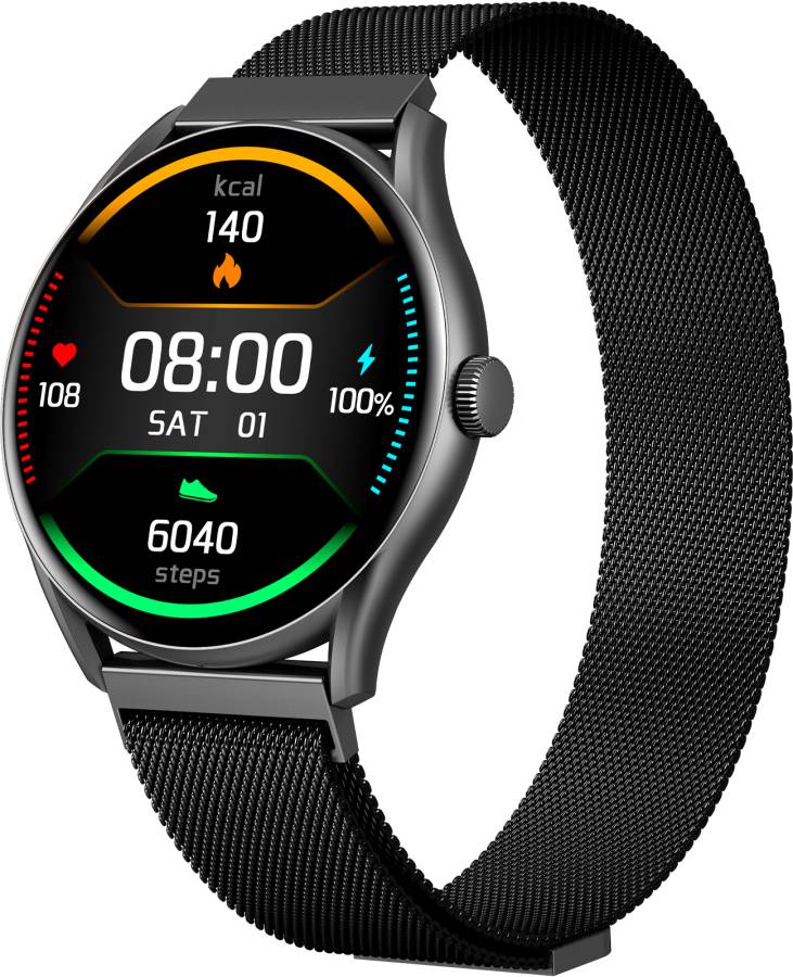 beatXP Vega 1.43” (3.6 cm) Super AMOLED Display Bluetooth Calling Smartwatch Smartwatch Price in India