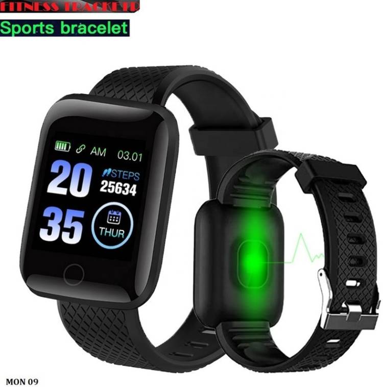 Bymaya A1114(ID116) LATEST MULTI FACES SLEEP TRACKER SMART WATCH BLACK( PACK OF 1) Smartwatch Price in India