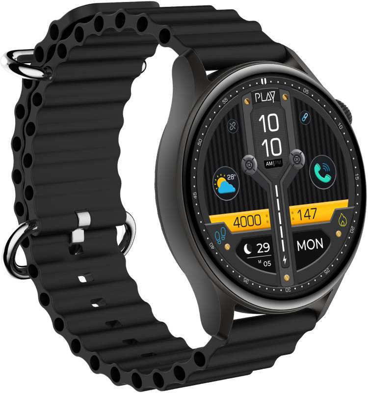PLAYFIT FLAUNT2 with 1.43'' AMOLED display,bluetooth calling Smartwatch Smartwatch Price in India