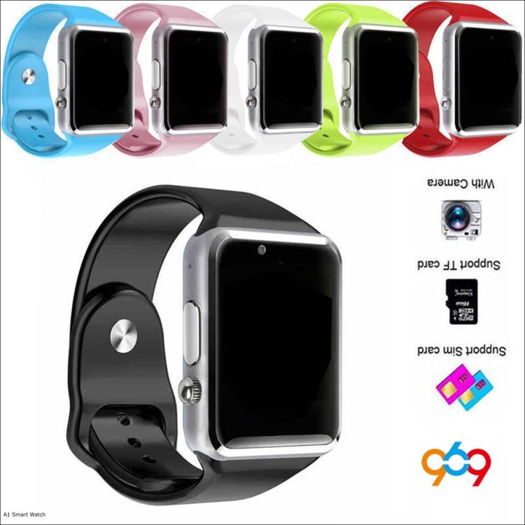 ShopSmart A1 Smart Watch - Mini Phone - Support Voice Calling / Camera / Memory Card / SIM Smartwatch Price in India