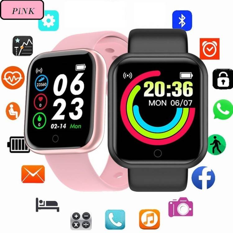 Jocoto B877_D20 LATEST SLEEP MODE ACTIVITY TRACKER SAMRT WATCH PINK(PACK OF 1) Smartwatch Price in India