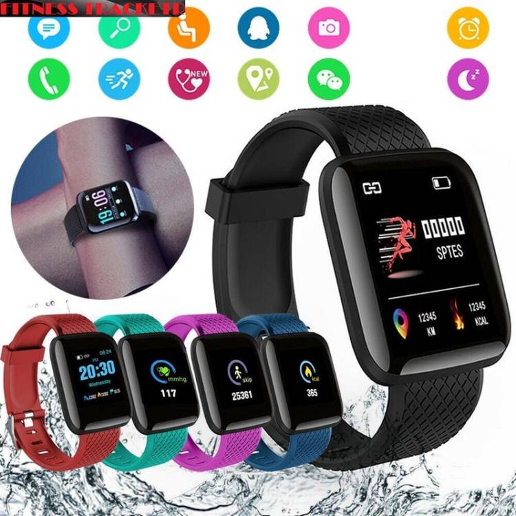 Yuvkarn A500(ID116) PLUS MULTI SPORTS STEP COUNT SMART WATCH BLACK( PACK OF 1) Smartwatch Price in India