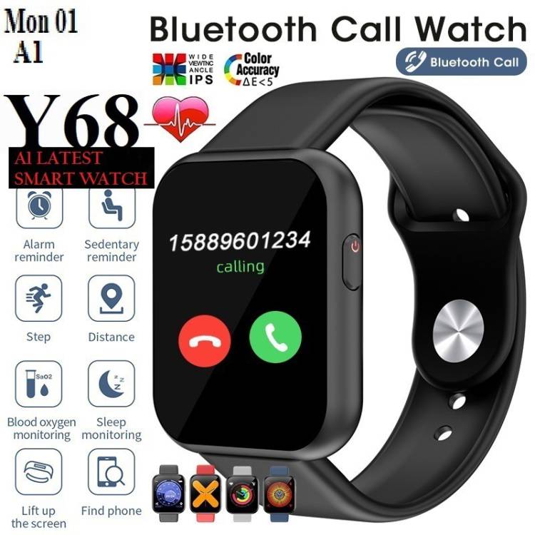 Jocoto S177(A1) PLUS MULTI FACES STEP COUNT SMART WATCH BLACK(PACK OF 1) Smartwatch Price in India
