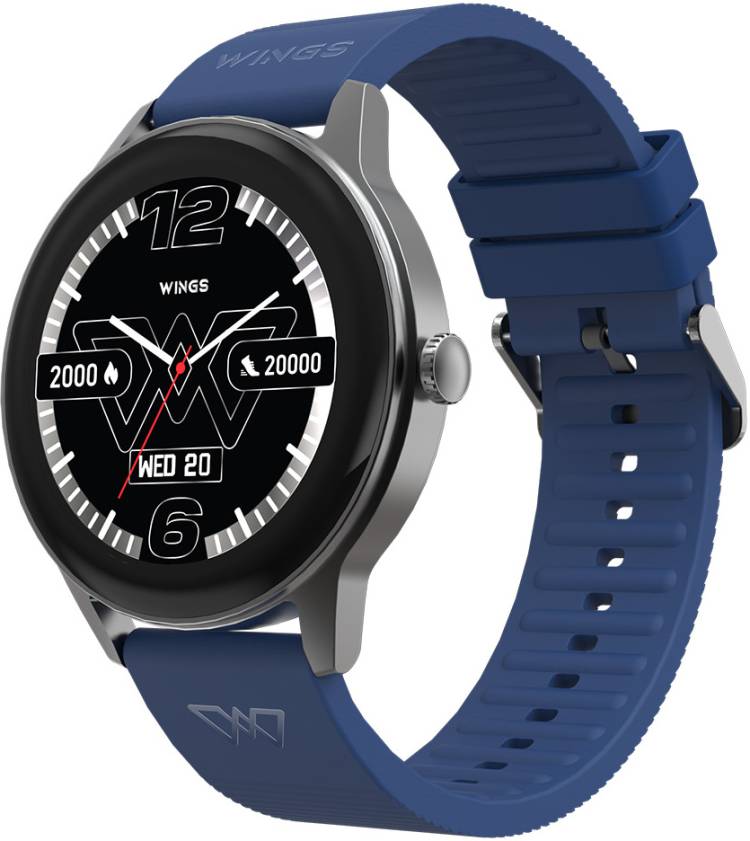Wings Platinum 1.39 Made In India HD IPS Digital 110+ Workout Modes, 200+ Watchfaces Smartwatch Price in India