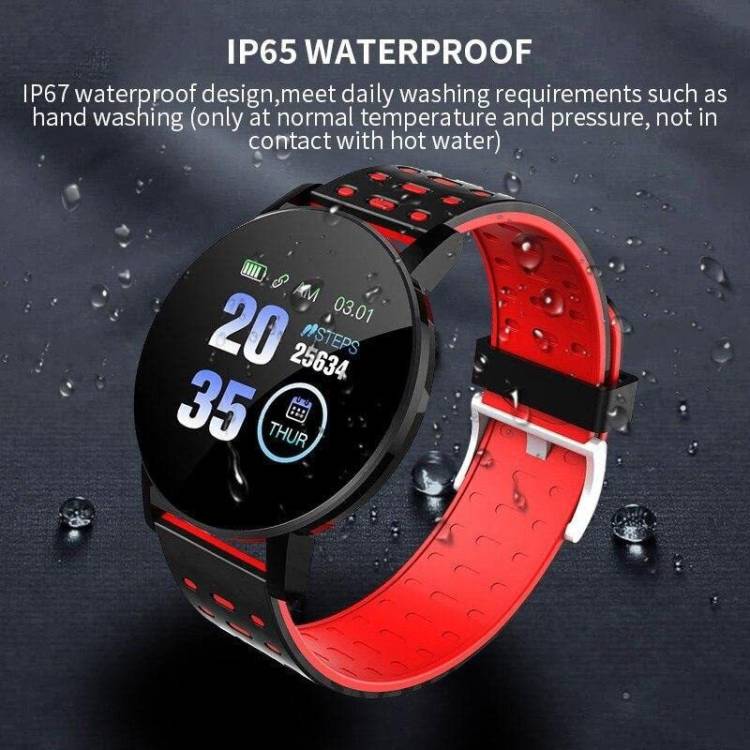 BNK D19 Round Shape Fitness Tracker Monitor Smart Wristband Tracker Smartwatch Smartwatch Price in India