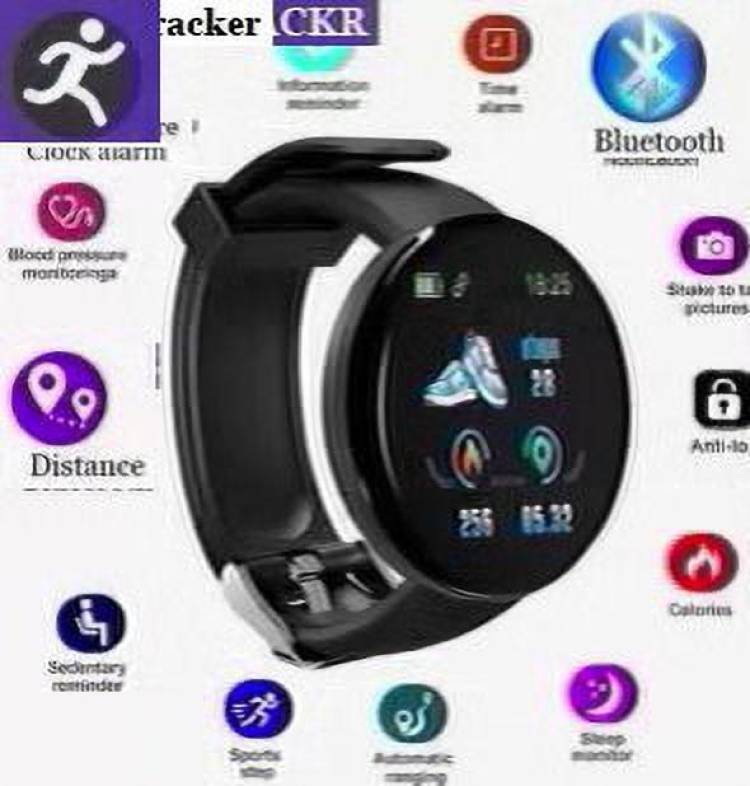 Bymaya PA1019 D18_ULTRA ACTIVITY TRACKER MULTI SPORTS SMART WATCH BLACK(PACK OF 1) Smartwatch Price in India