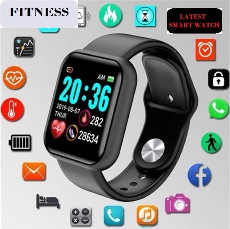Bashaam A804_A1 ADVANCE STEP COUNT BLUETOOTH SMART WATCH BLACK(PACK OF 1) Smartwatch Price in India