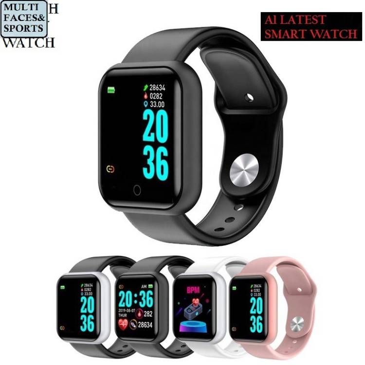 Jocoto OP1540_D20 MAX MULTI FACES BLUETOOTH SMART WATCH BLACK(PACK OF 1) Smartwatch Price in India