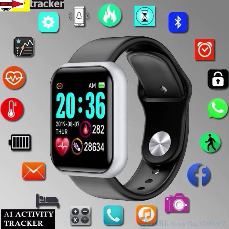 Bymaya S350_A1 PRO HEART RATE MULTI SPORTS SMART WATCH BLACK(PACK OF 1) Smartwatch Price in India