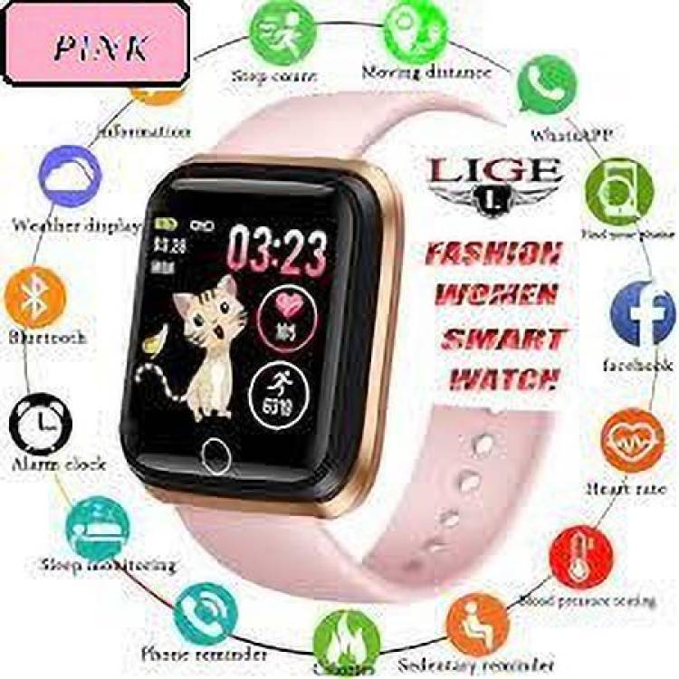 Jocoto B489_D20 PLUS SLEEP MODE ACTIVITY TRACKER SAMRT WATCH PINK(PACK OF 1) Smartwatch Price in India