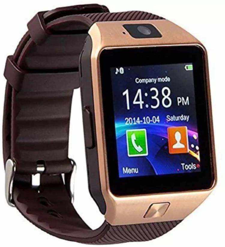 markif DIGITAL FULL HD BLUETOOTH CALLING WATCHPHONE WITH 4G SIM CARD SUPPORT(GOLD) Smartwatch Price in India