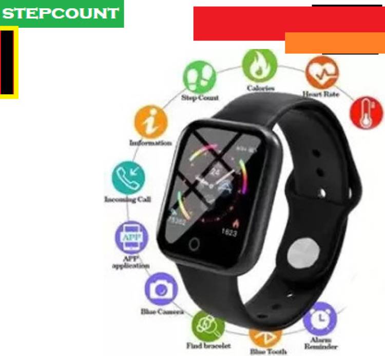 Bygaura H691_Y68 PRO STEP COUNT SMARTWATCH BLACK (PACK OF 1) Smartwatch Price in India