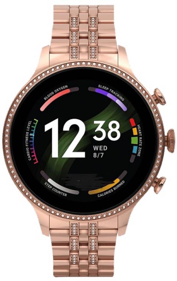 maavi Gen 8 Rose Gold Dimand Edition Stainless Steel Menand Women Calling Smartwatch Smartwatch Price in India