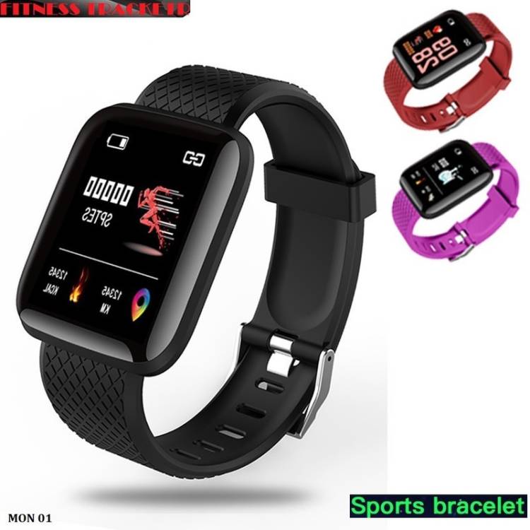Jocoto A1023(ID116) LATEST HEART RATE BLUETOOTH SMART WATCH BLACK( PACK OF 1) Smartwatch Price in India