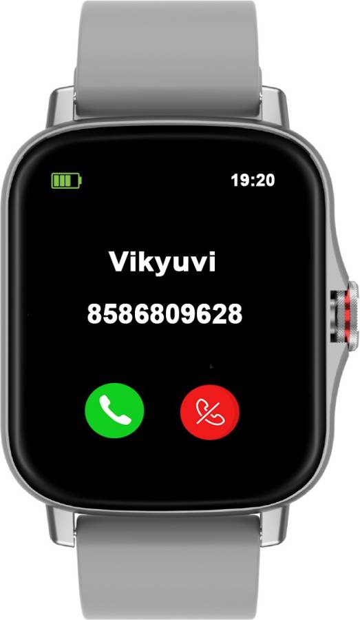 VIKYUVI VIKFIT MAX Bluetooth Calling & 1.69" HD, Metal Dial,150+ Watch Faces,30+Sports Smartwatch Price in India