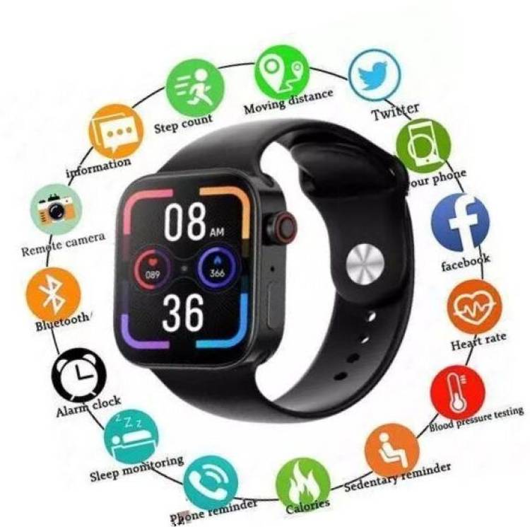 Longan i8 Pro Max For Heart Rate/Sleep Monitoring/Blood Oxygen/Sedentary/Blood Pressure Smartwatch Price in India