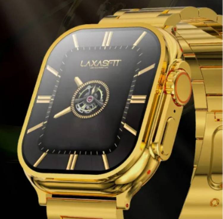 Melbon 24K Golden Touch Watch Stainless Steel Body Amoled Display Screen Smartwatch Price in India