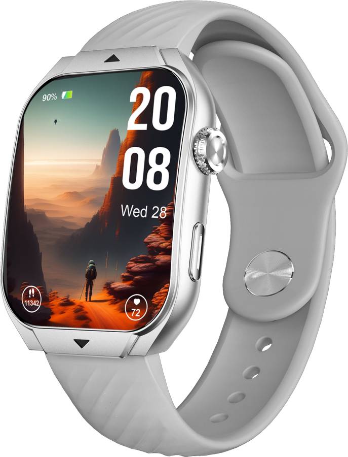 beatXP Unbound Curv 1.96” 3D Curved AMOLED Bluetooth Calling Smart Watch, Metal Body Smartwatch Price in India