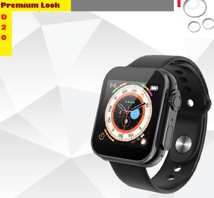 Bygaura A1057_D20 ULTRA FITNESS TRACKER SMARTWATCH BLACK (PACK OF 1) Smartwatch Price in India