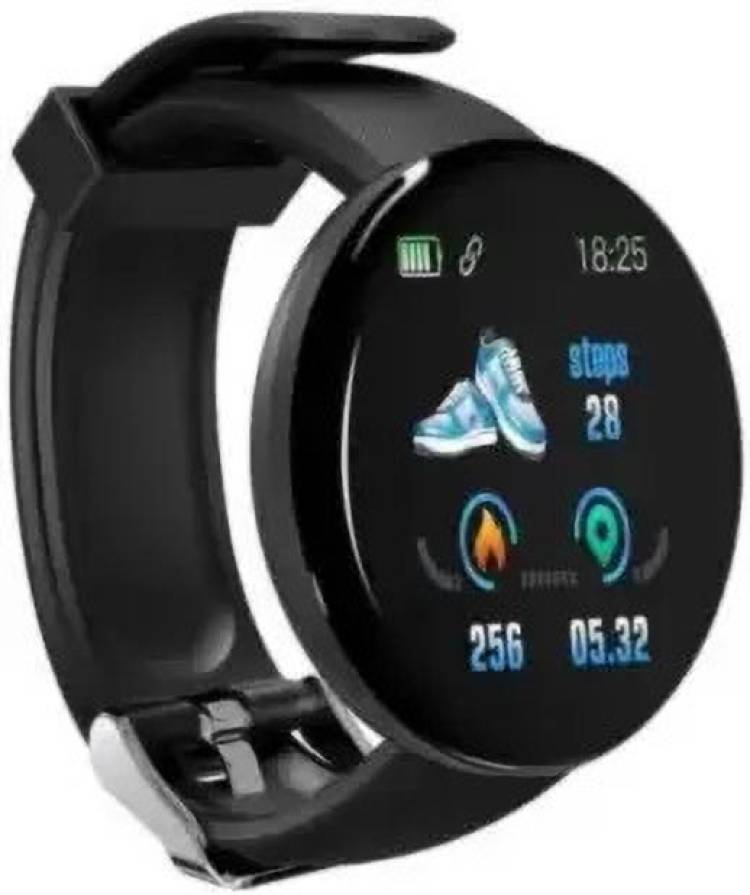 FOZZBY M257 D18 PLUS MULTI SPORTS STEP COUNT SMART WATCH BLACK(PACK OF 1) Smartwatch Price in India