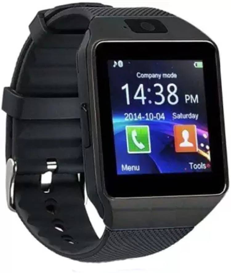 ZENROCK DZ-09 BLACK BLUETOOTH SIM AND MEMORY CARD FUNCTION Smartwatch Price in India