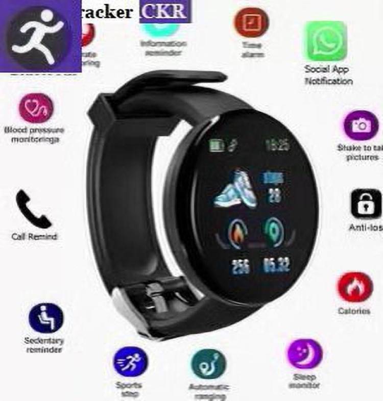 Stybits PA1134 D18_ADVANCE SLEEP TRACKER STEP COUNT SMART WATCH BLACK(PACK OF 1) Smartwatch Price in India