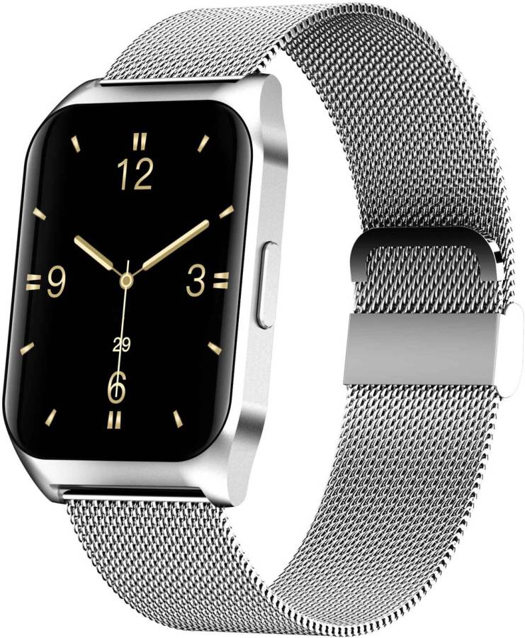 French Connection French Connection Smart Man Full Touch Smartwatch with Mesh Band - E17-D Smartwatch Price in India