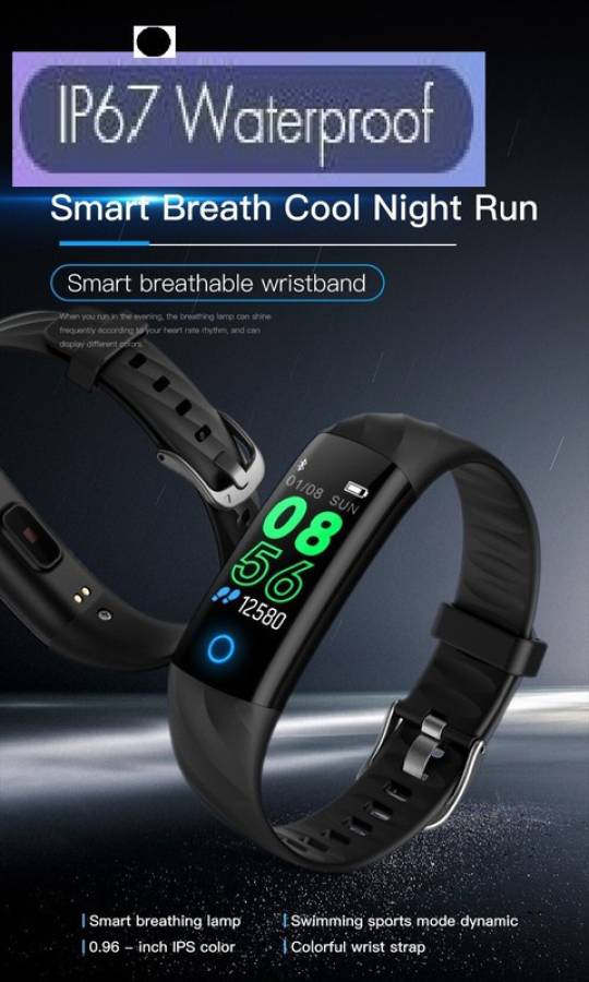 Jocoto E1183_ID115 LATEST MULTI FACES SLEEP TRACKER SMART WATCH BLACK(PCAK OF 1) Smartwatch Price in India