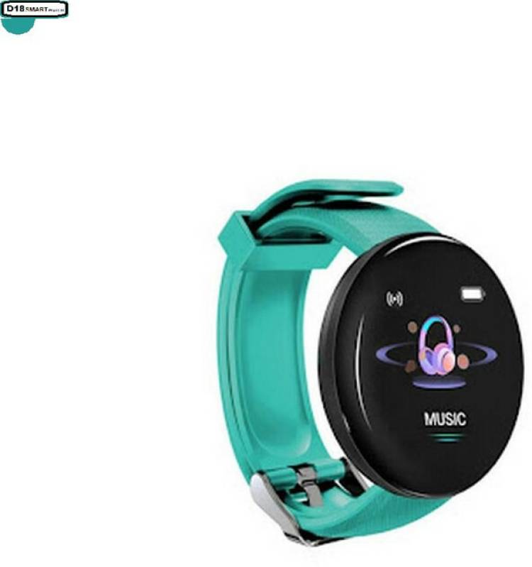 Jocoto FW643_D18GRN LATEST blood pressure calories Macaron Smartwatch GREEN(pack of 1) Smartwatch Price in India