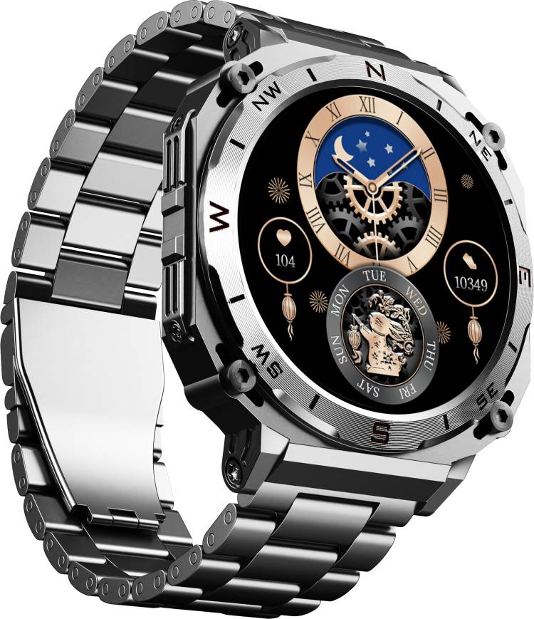 boAt Enigma X500 w/ 1.43'' AMOLED Display, BT Calling & Ultra Premium Metal Body Smartwatch Price in India