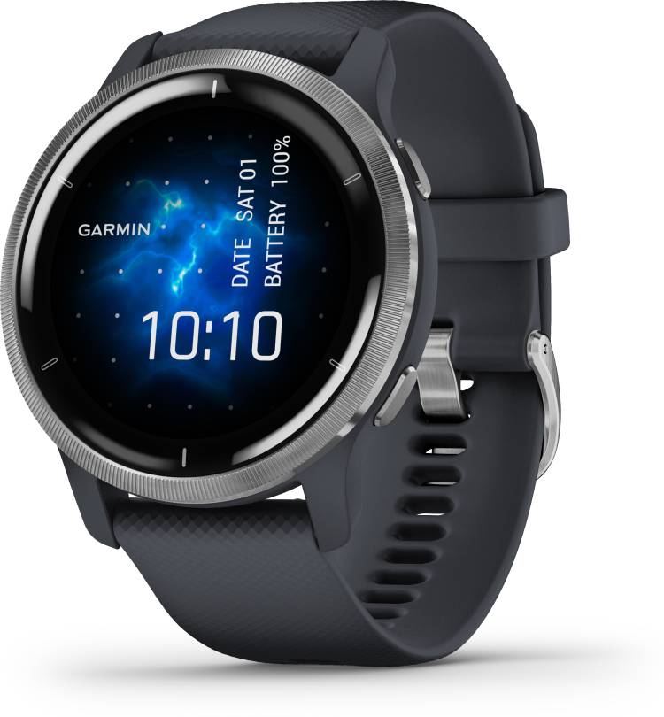 GARMIN Venu 2, GPS Smartwatch, AMOLED Display, Upto 11 Days Battery, SPO2 & Music Smartwatch Price in India