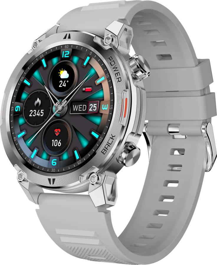 beatXP Terra 1.39” HD Display bluetooth calling Rugged smart watch, Metal body Smartwatch Price in India