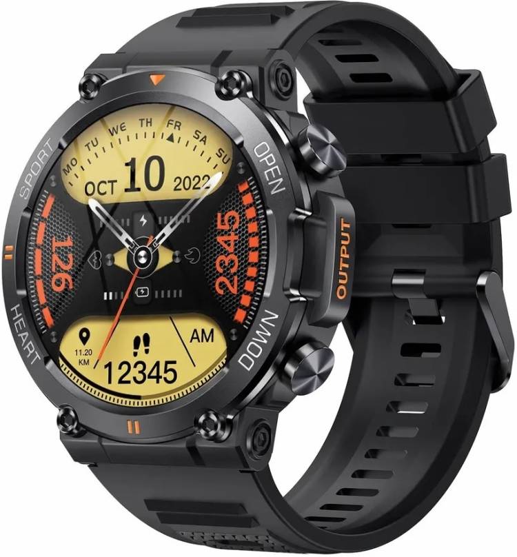 SPIFFY 4 Way Protection Rugged Outdoor Military Bluetooth Calling Smart Watch Smartwatch Price in India