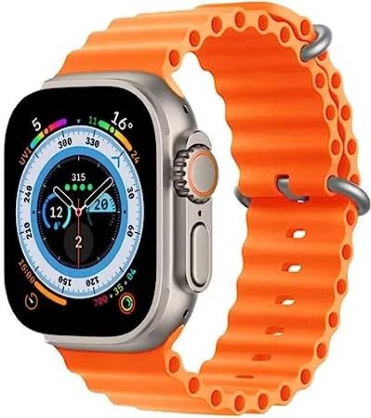 SHIVAAY T900 Big Ultra 2.09 Infinite Display Orange Smartwatch Smartwatch Price in India