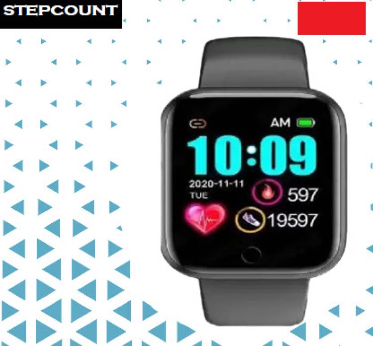 Actariat VX1005_Y68 PRO CALORIE COUNT SMARTWATCH BLACK (PACK OF 1) Smartwatch Price in India