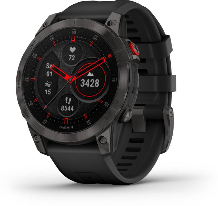 GARMIN Epix Gen 2, Sapphire, Up to 16 days Battery, AMOLED Display, Real Time Stamina Smartwatch Price in India