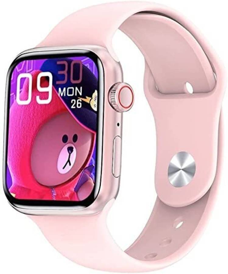 PS COLLECTION stylish Smartwatch pink T55 series 7 Bluetooth Calling Fitness tracker Smartwatch Price in India