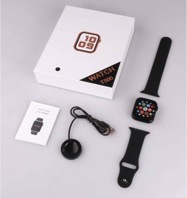 Dandy T500 Series 7 Single Belt Smartwatch (Black Strap, Free Size) Smartwatch Price in India