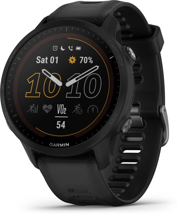 GARMIN Forerunner 955 Solar charging upto 20 days, HRV & Stamina Status, Triathlon Smartwatch Price in India