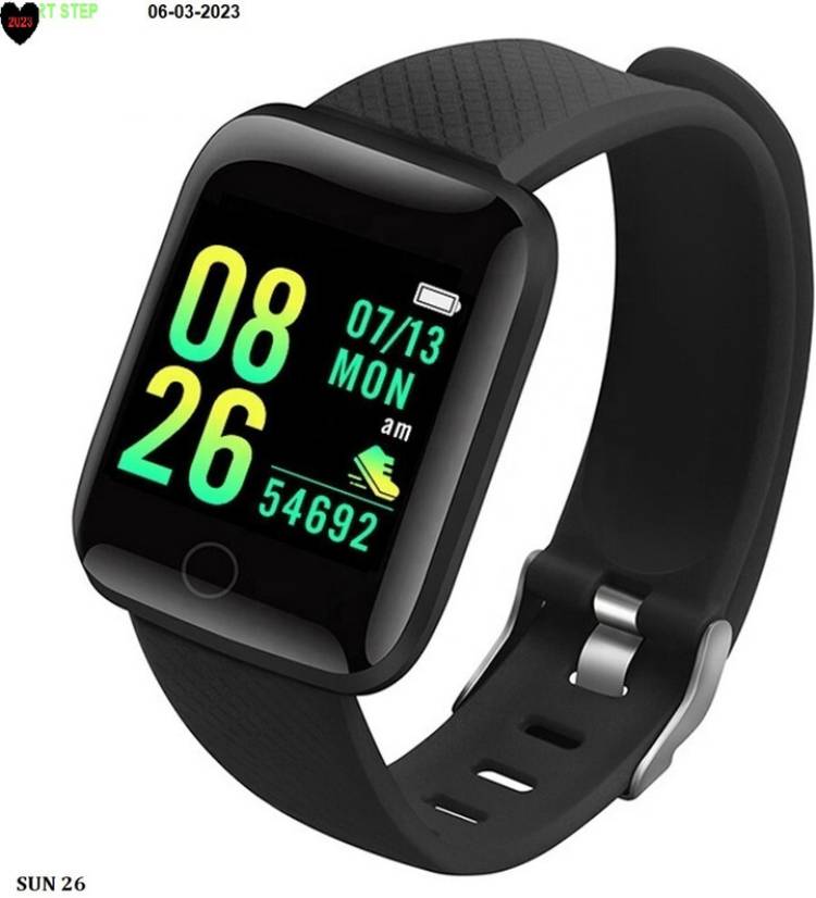 SAWARDE DS1405 ID116_ LATEST FITNESS TRACKER MULTI SPORTS SMARTWATCH BLACK(PACK OF 1) Smartwatch Price in India
