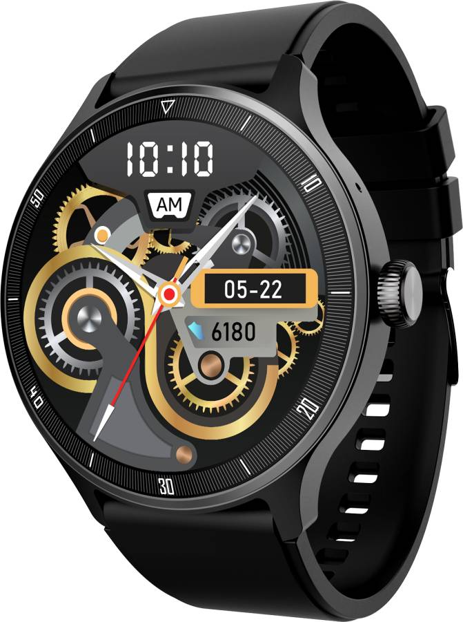 beatXP Flux 1.45" (3.6 cm) Bluetooth Calling smartwatch with round HD display Smartwatch Price in India