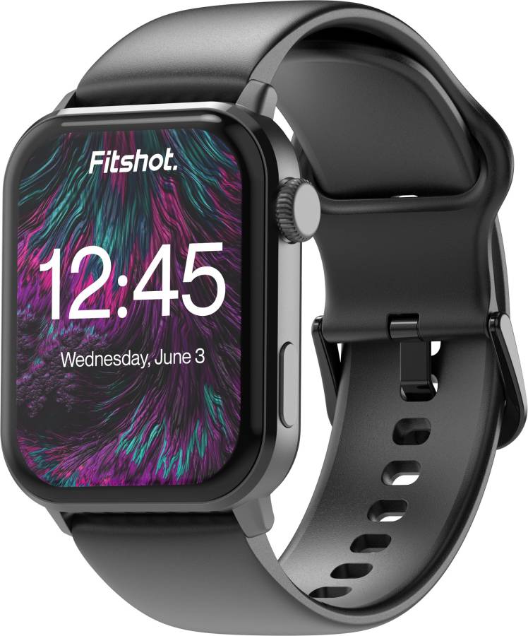 Fitshot Crystal 1.8inch AMOLED Display with bluetooth calling 560 nits brightness Smartwatch Price in India