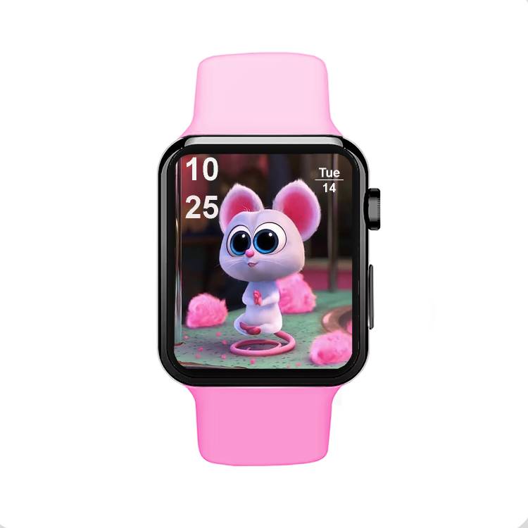 Time Up Cartoon Dial (Set Your Gallery Photo as Watch Face ) BT Calling Fitness Kids Smartwatch Price in India