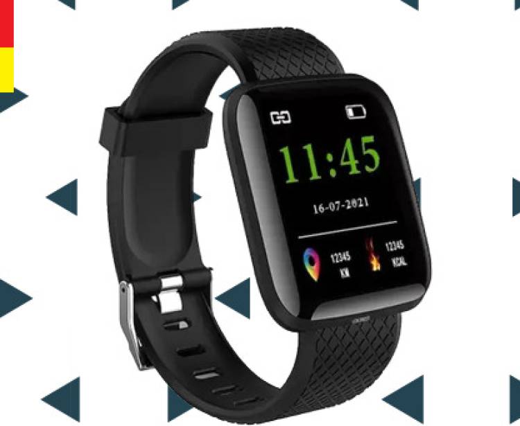 ronduva V363 ID116 ULTRA HEART RATE SMARTWATCH BLACK (PACK OF 1) Smartwatch Price in India