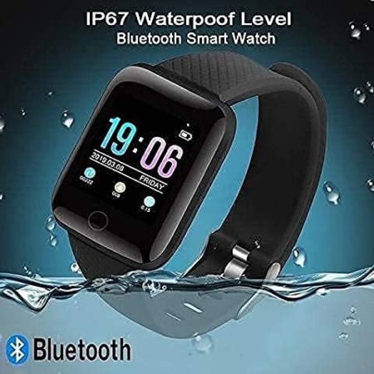 nkk ID-116 ULTRA PRO PLUS SMART WATCH Smartwatch (Black Strap, FREE) Smartwatch Price in India