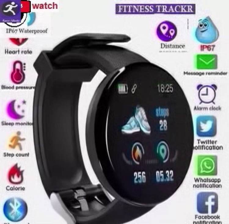 SAWARDE AR1481 ULTRA FITNESS TRACKER BLUETOOTH SMART WATCHBLACK(PACK OF 1) Smartwatch Price in India